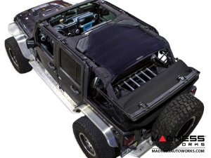 Jeep Wrangler JK Top Trailmesh - 4Door - Rear Jeep Wrangler JK Top Trailmesh - 4Door - Rear